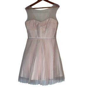 Monique Lhullier Women's Light Ballet Pink Tulle Cocktail Dress